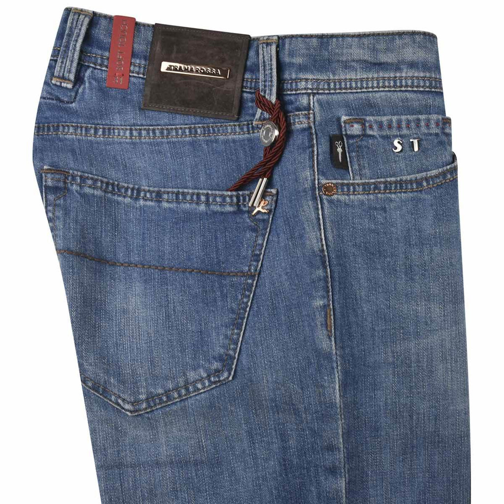 Tramarossa Light Blue Cotton Ea Jeans