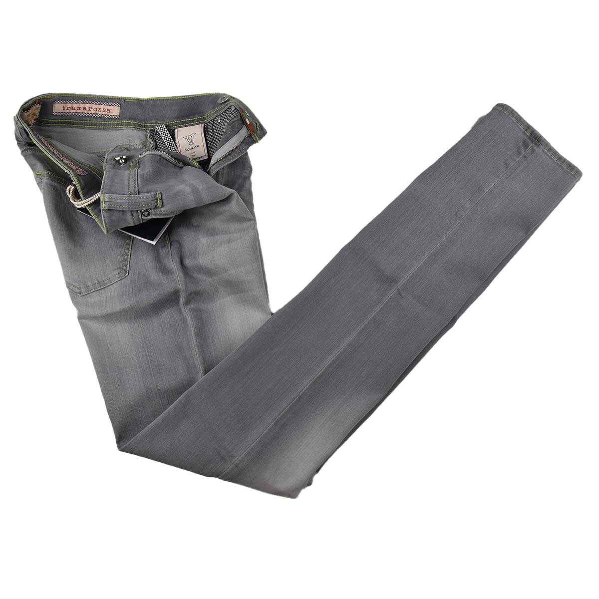 Tramarossa Tramarossa Gray  Cotton Pl Ea Jeans Gray 001