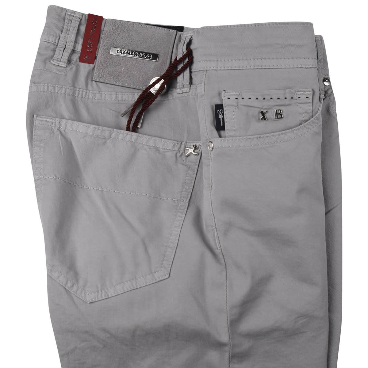 Tramarossa Gray Cotton Ea Jeans
