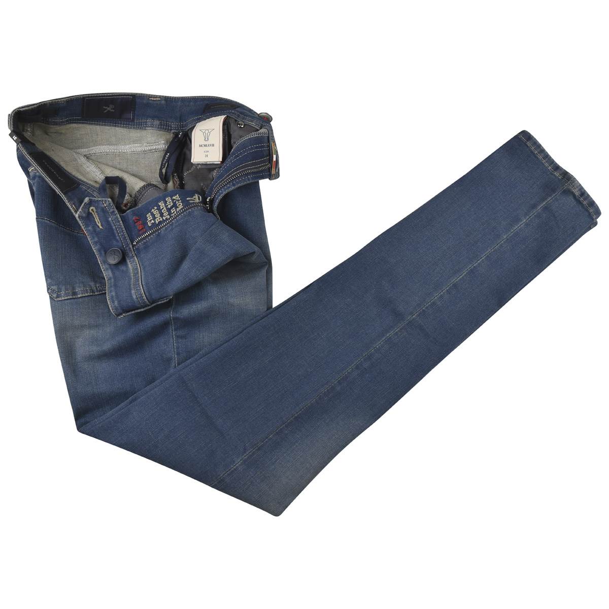 Sartoria Tramarossa Sartoria Tramarossa Cotton Pl Ea Jeans Blue 001