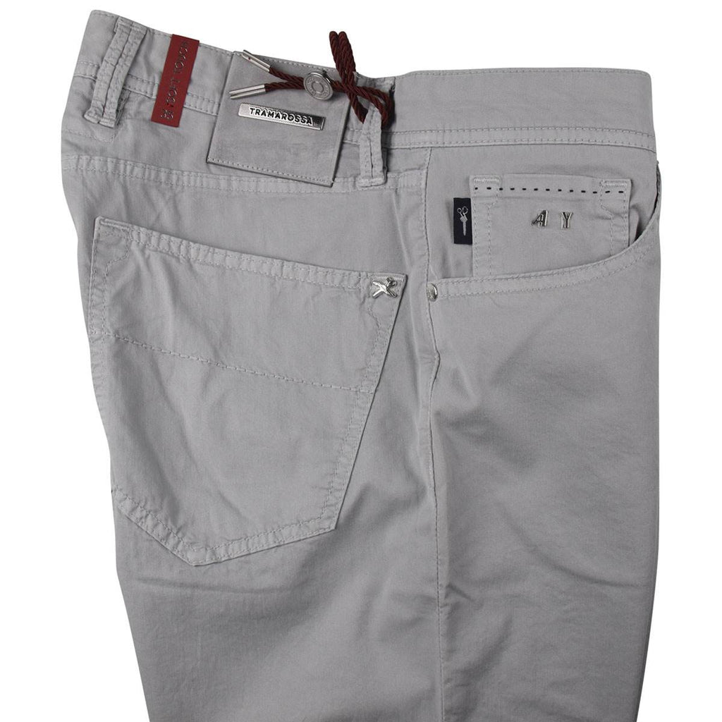 Tramarossa Gray Cotton Ea Jeans