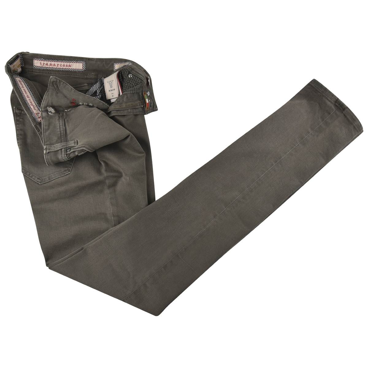 Tramarossa Tramarossa Green Cotton Pl Ea Jeans Green 001