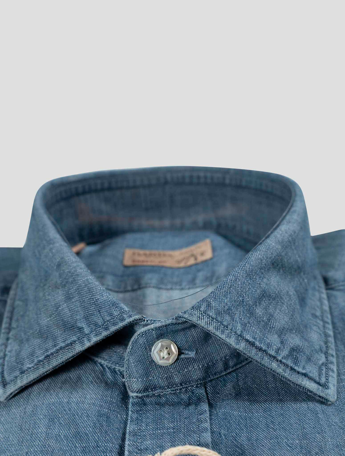 Barba Napoli Barba Napoli Denim Cotton Shirt DEnim 001