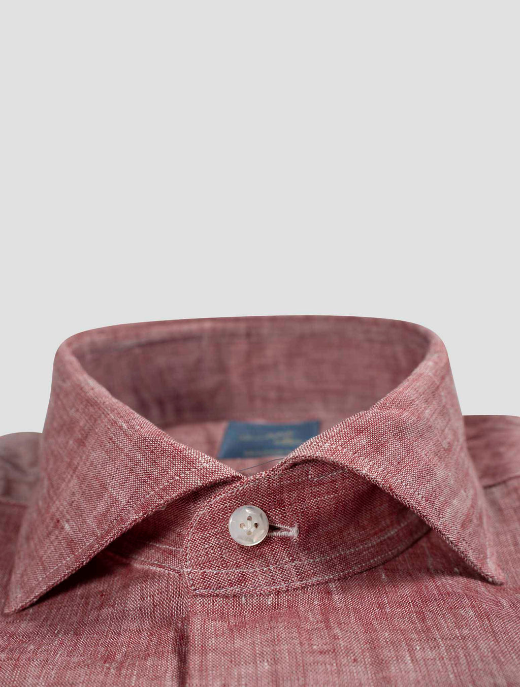 Barba Napoli Barba Napoli Red Linen Shirt Red 001