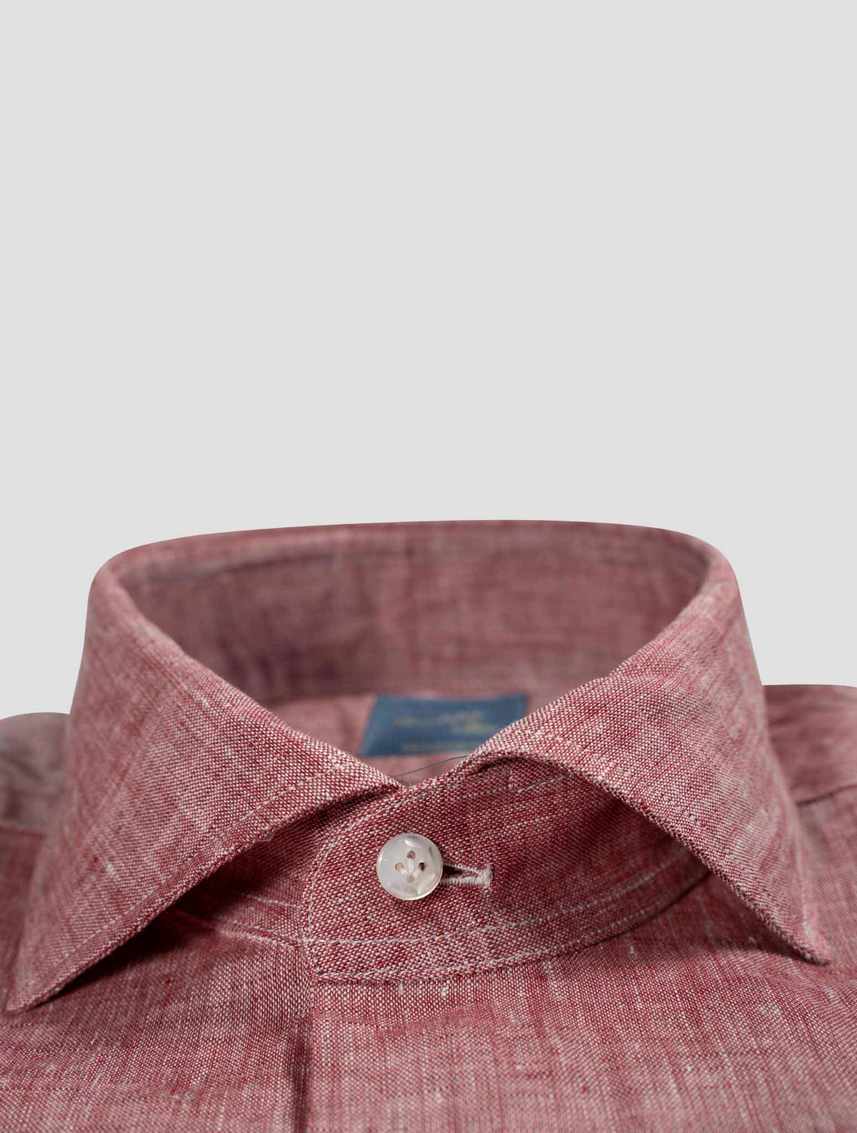 Barba Napoli Barba Napoli Red Linen Shirt Red 001