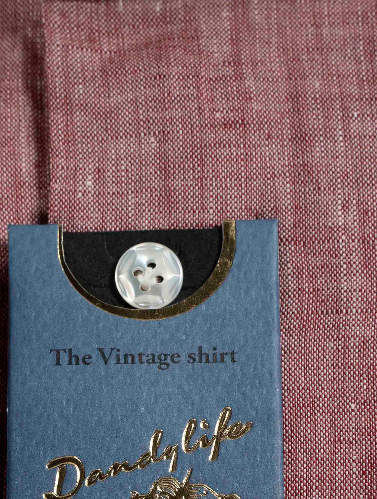 Barba Napoli Red Linen Shirt