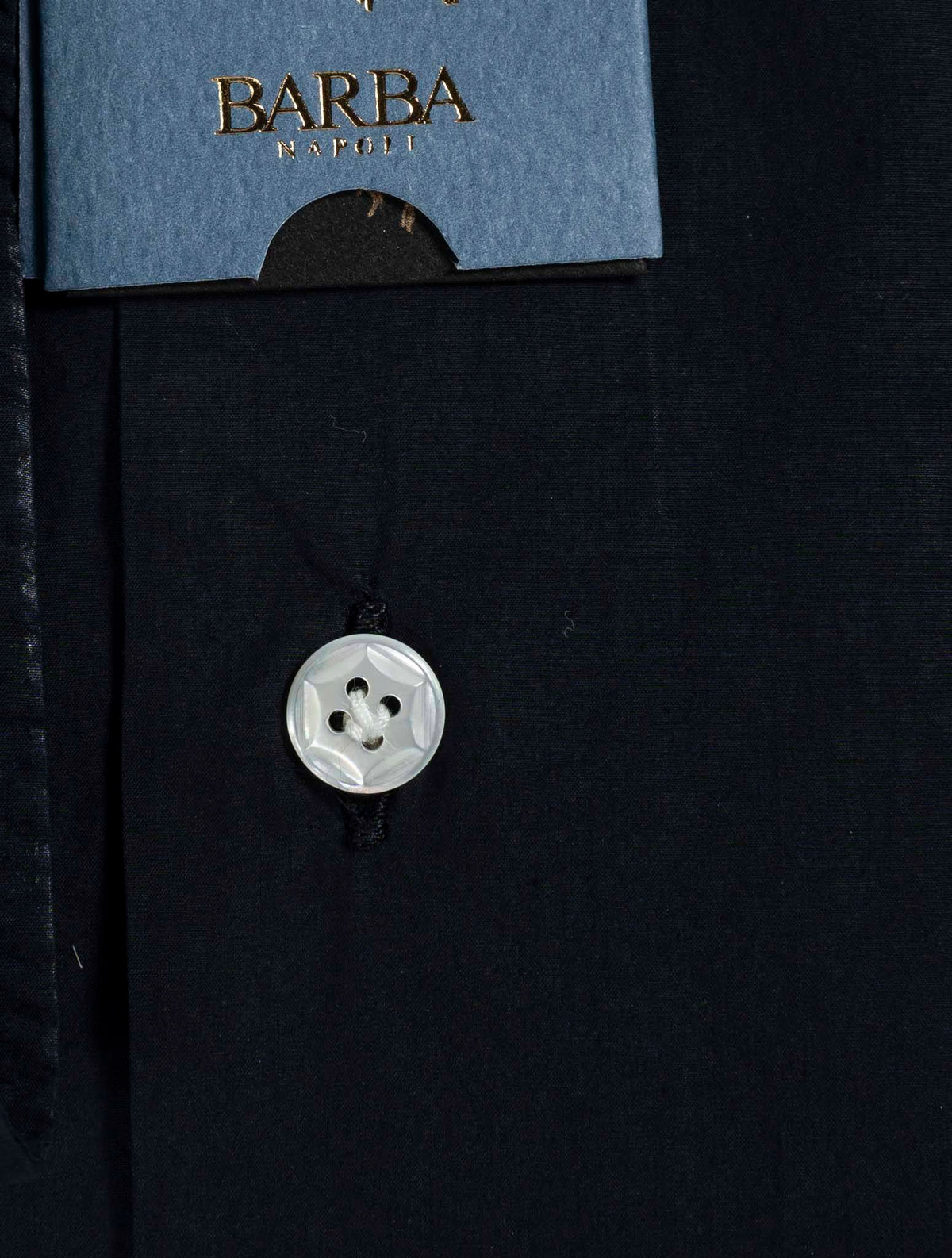 Barba Napoli Blue Cotton Shirt