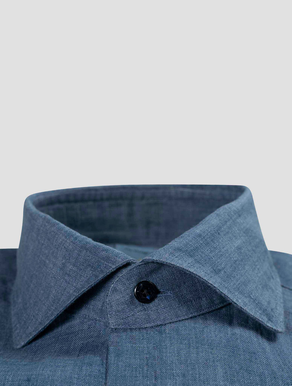 Barba Napoli Barba Napoli Denim Linen Shirt Denim 001