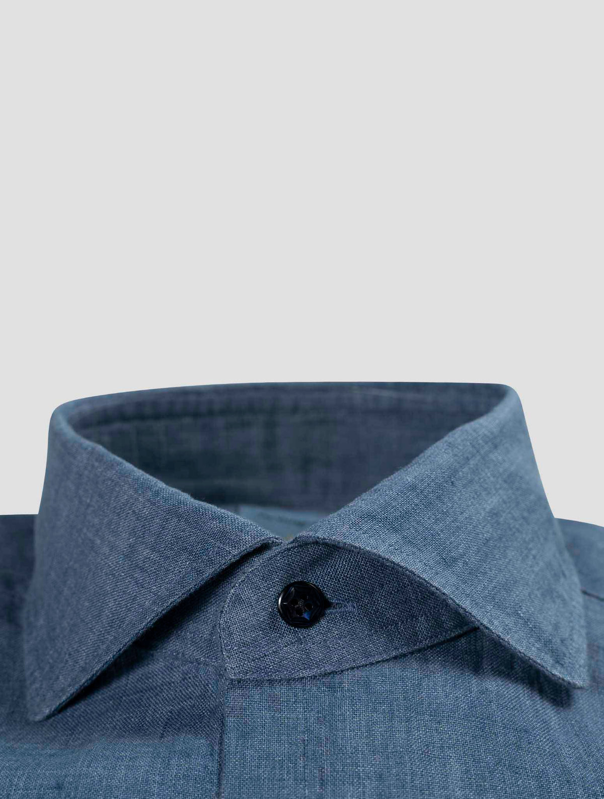 Barba Napoli Barba Napoli Denim Linen Shirt Denim 001