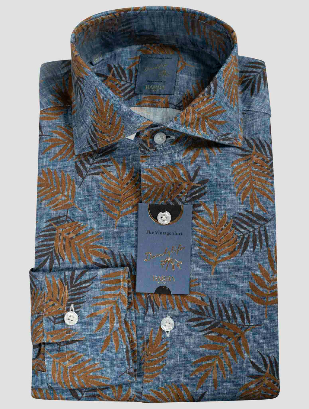 Barba Napoli Multicolor Linen Shirt