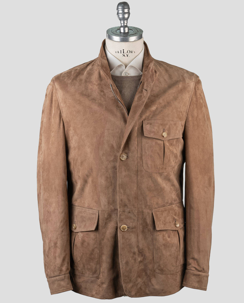Cesare Attolini Cesare Attolini Brown Leather Coat Brown 000