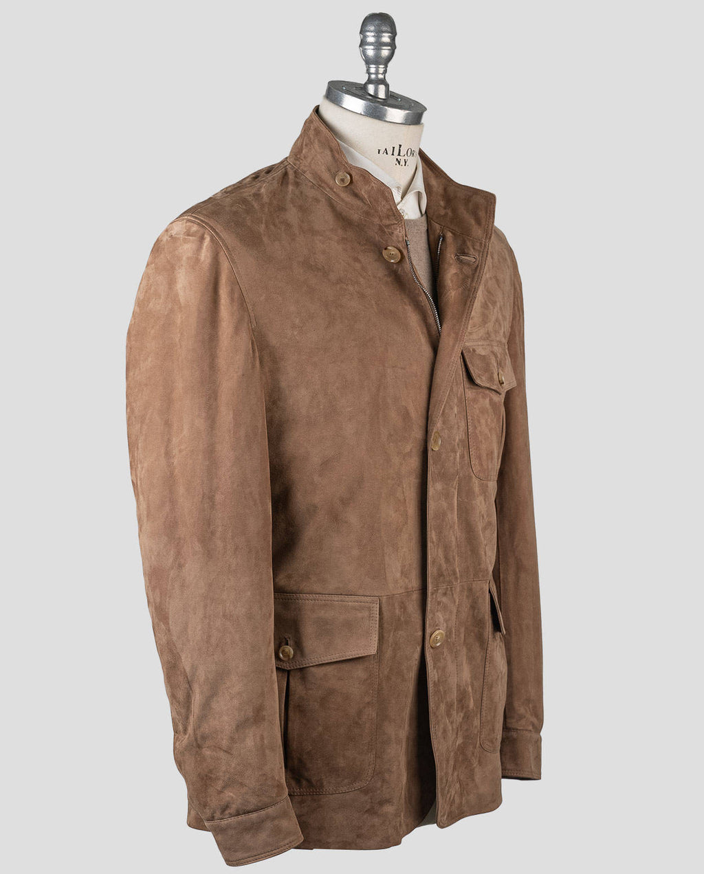 Cesare Attolini Cesare Attolini Brown Leather Coat Brown 001