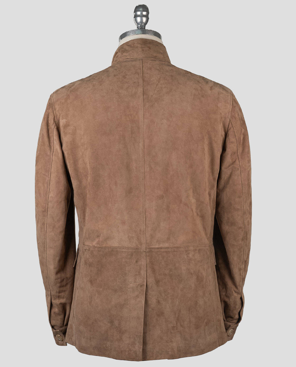 Cesare Attolini Brown Leather Coat