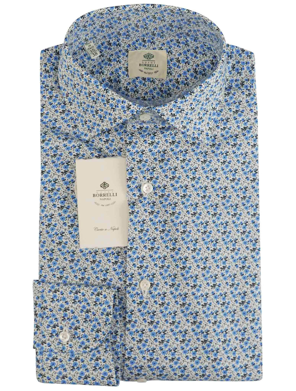 Luigi Borrelli Multicolor Cotton Shirt