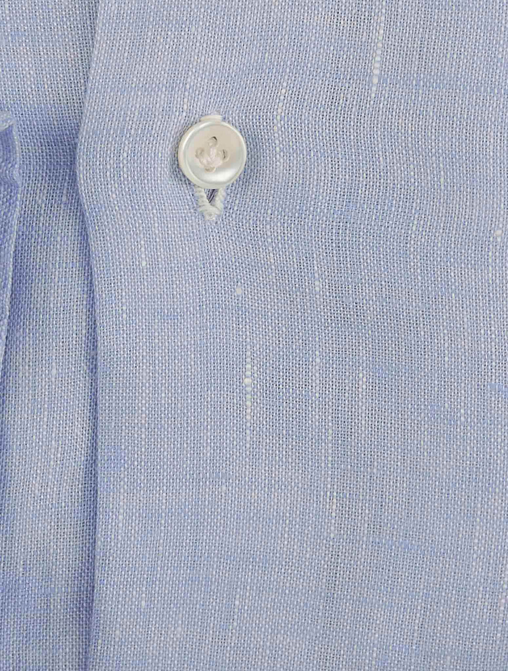 Luigi Borrelli Light Blue Linen Shirt