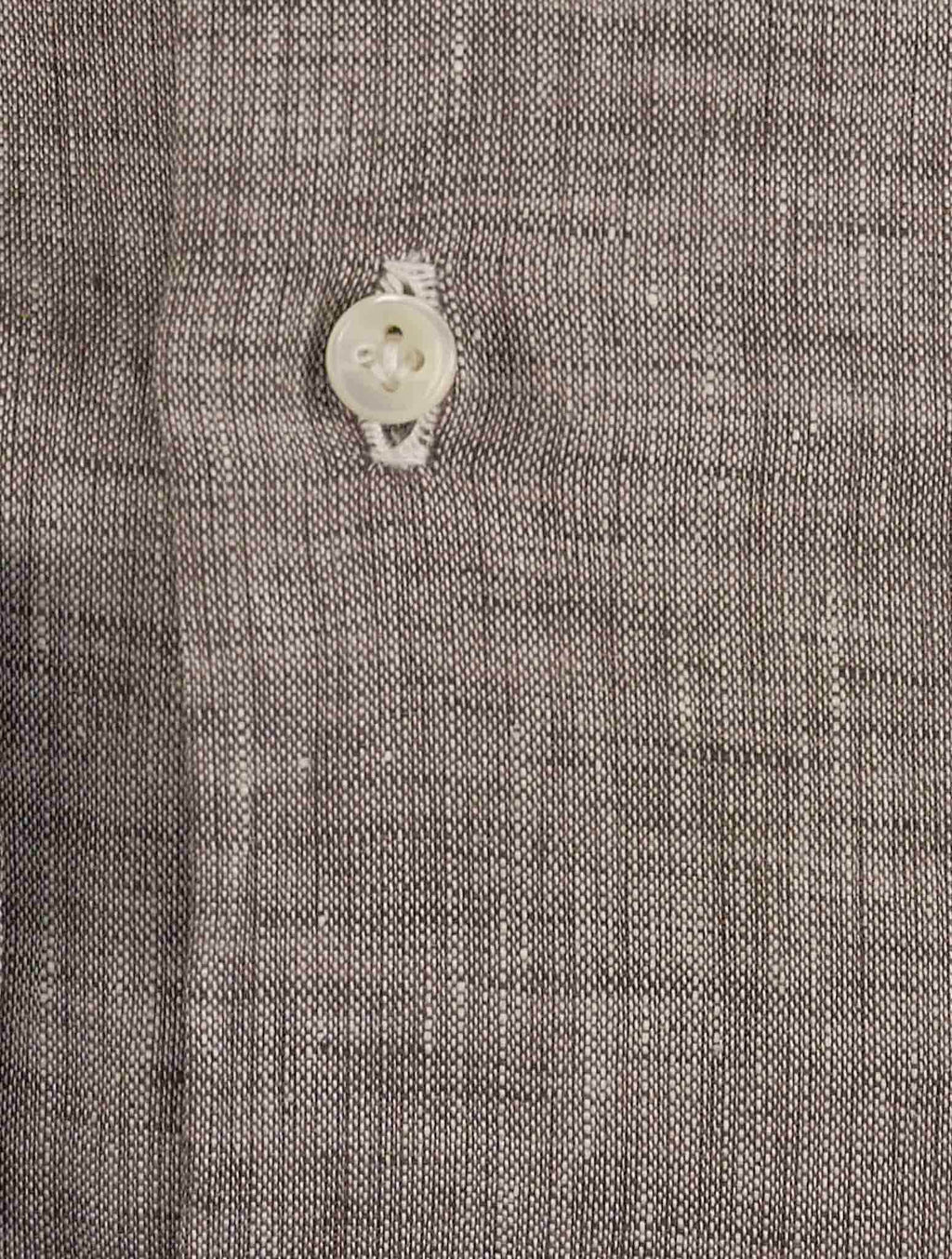 Luigi Borrelli Gray Linen Shirt