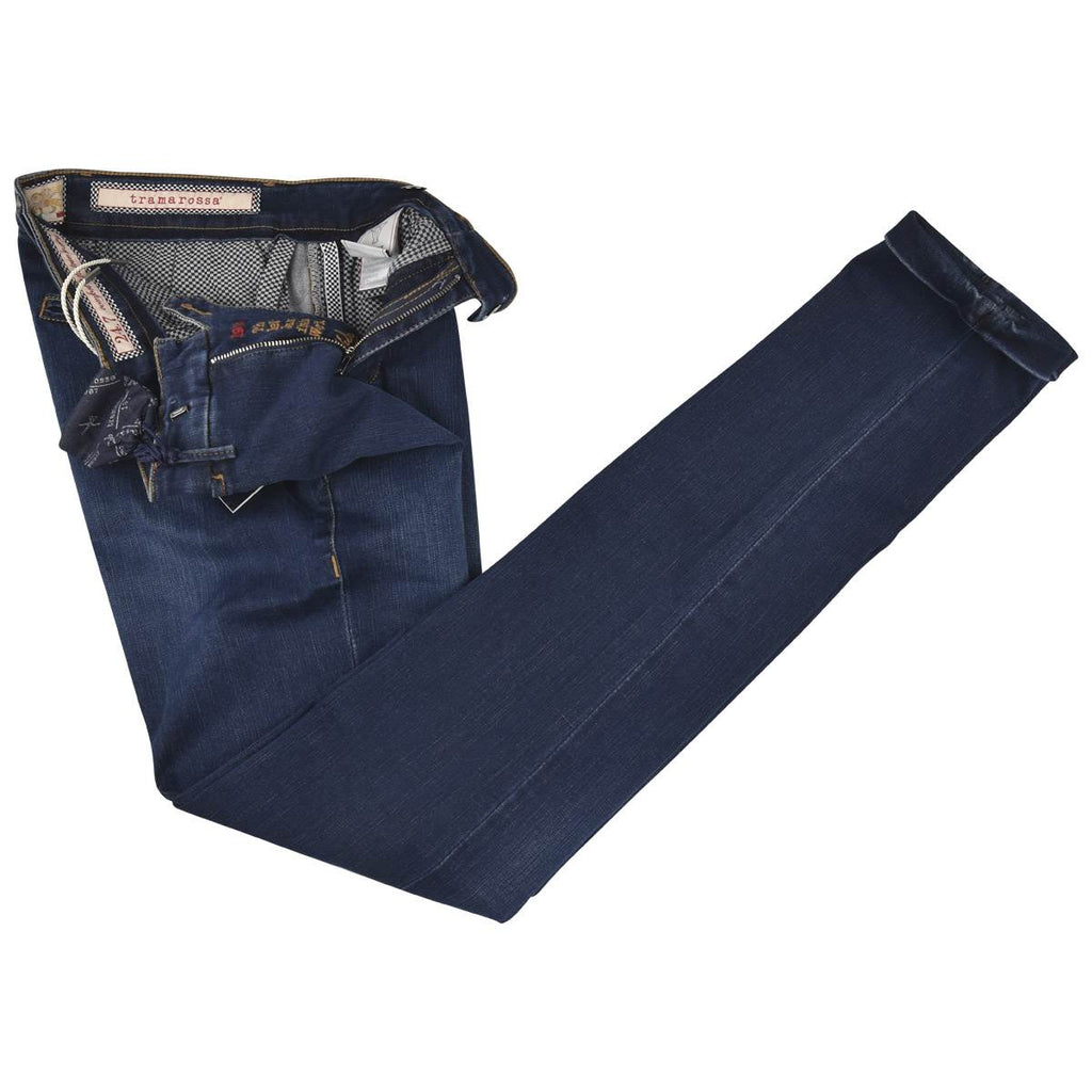 Tramarossa Tramarossa Blue Cotton Pl Ea Jeans Blue 001