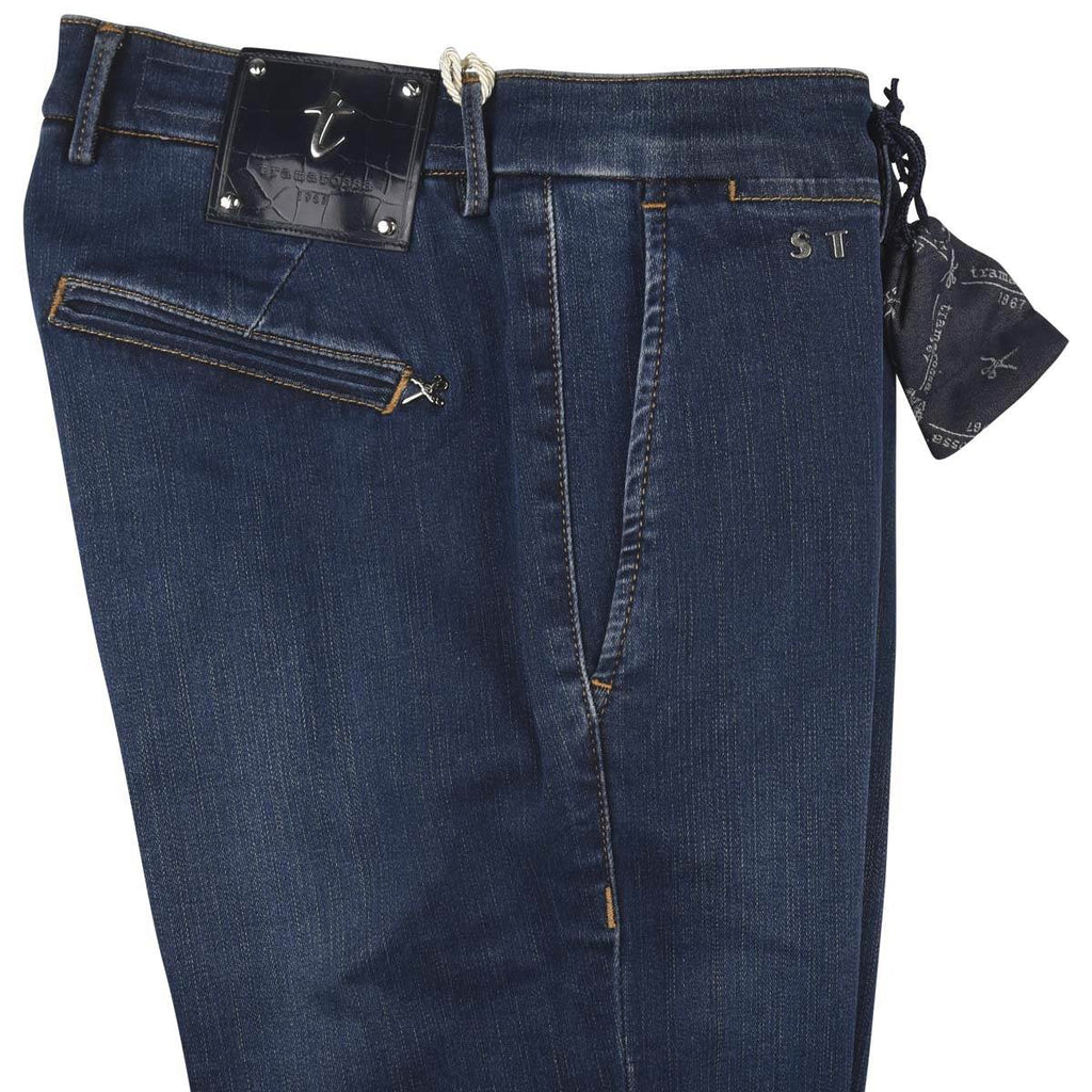 Tramarossa Blue Cotton Pl Ea Jeans