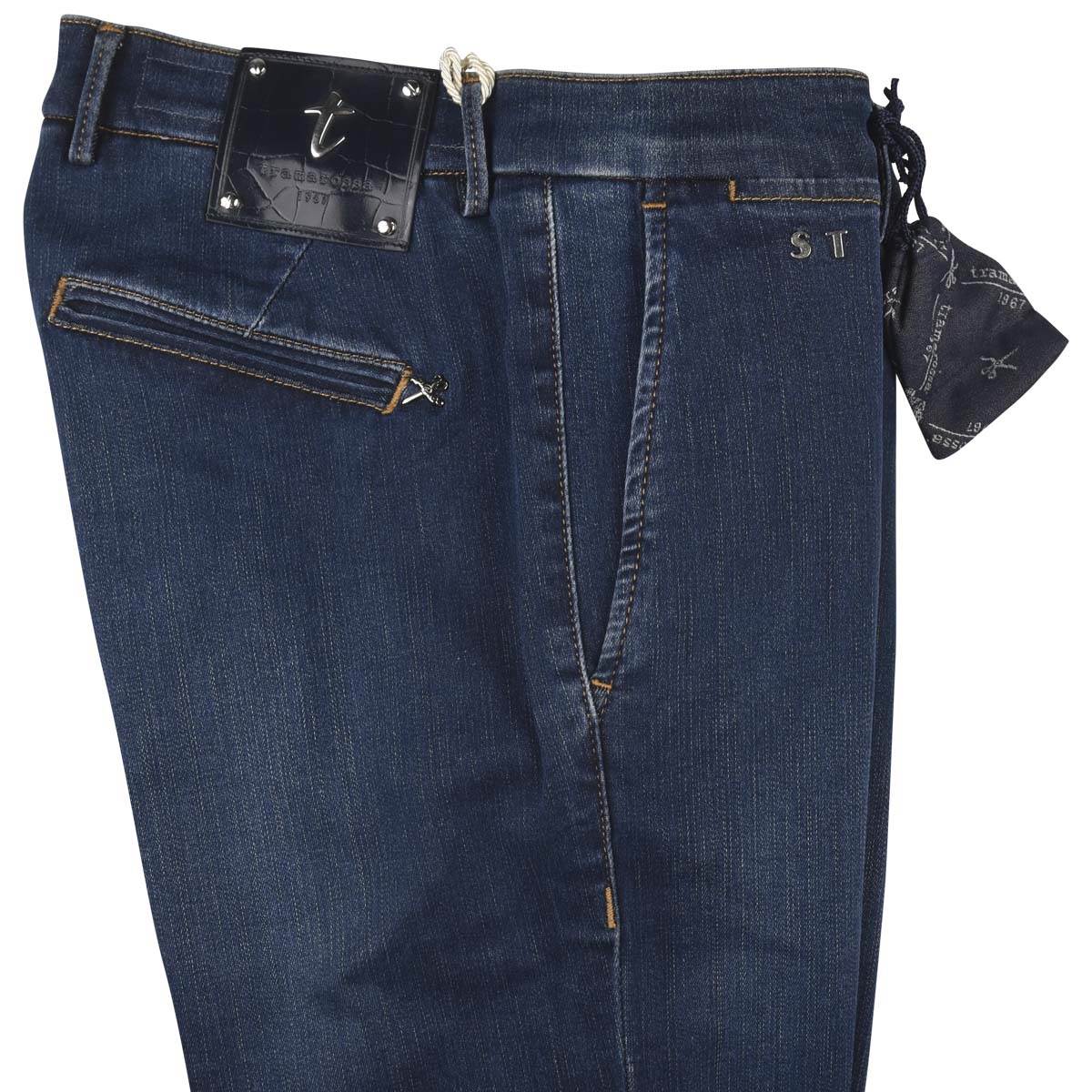 Tramarossa Blue Cotton Pl Ea Jeans