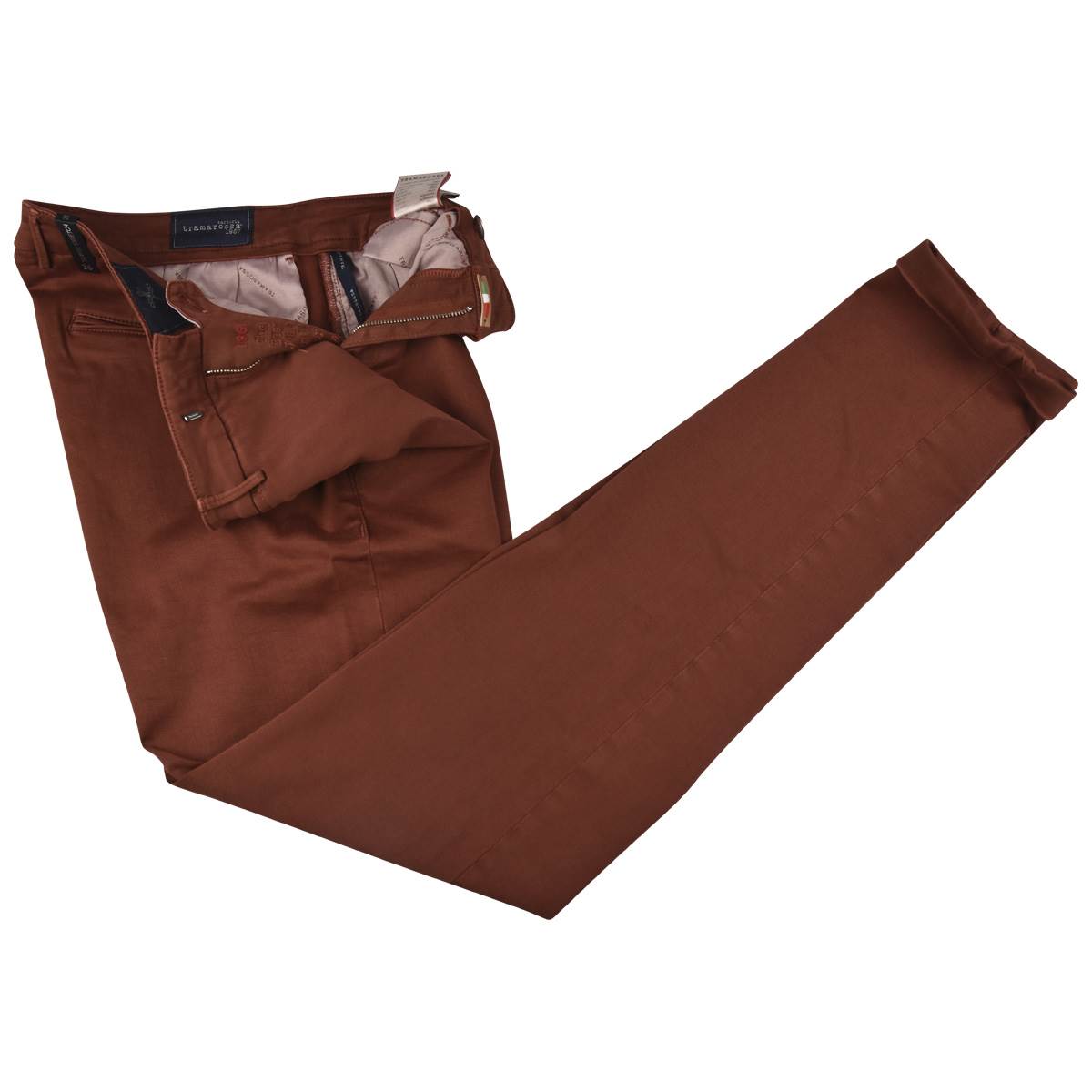 Tramarossa Tramarossa Brown Cotton Pl Ea Pants Brown 001