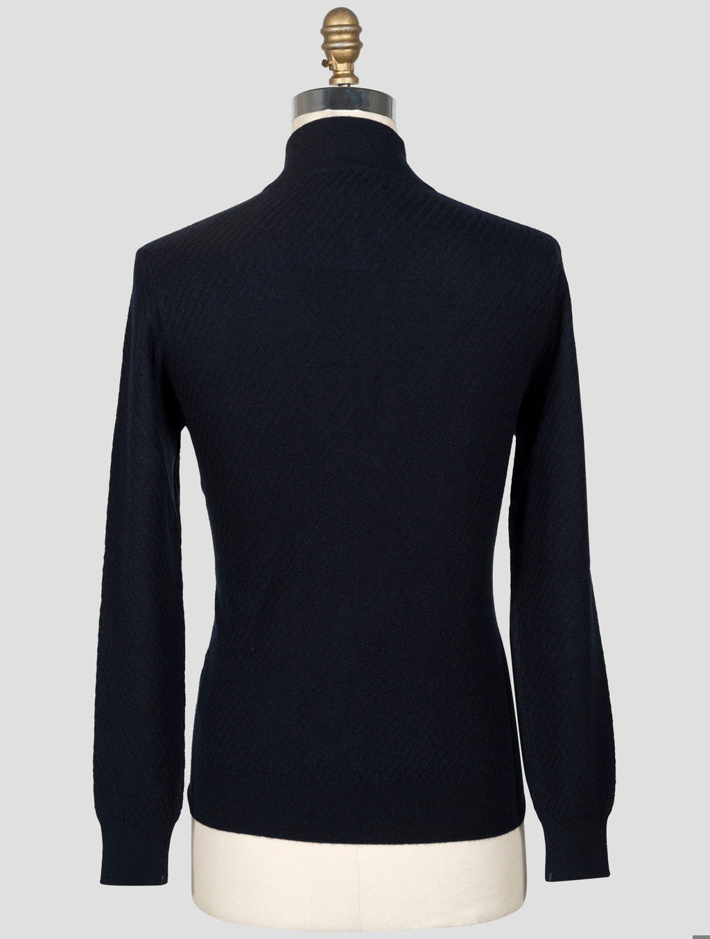 Fioroni Blue Cashmere Sweater Full Zip