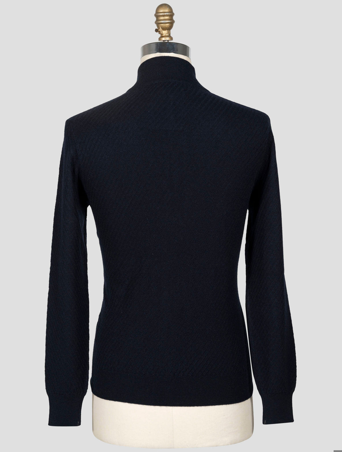 Fioroni Blue Cashmere Sweater Full Zip
