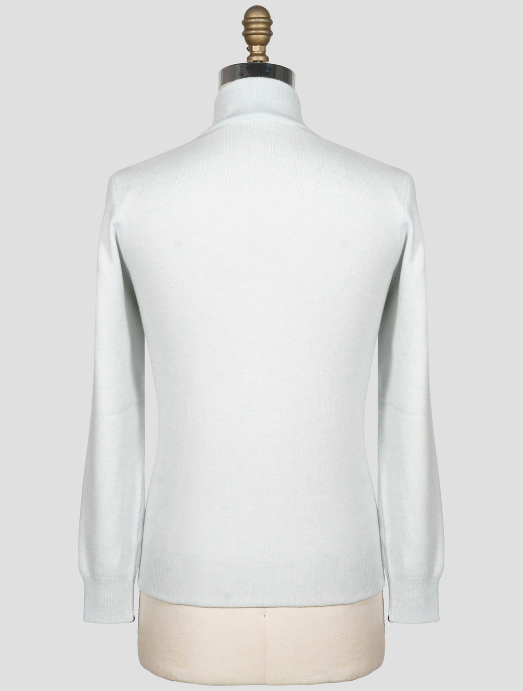 Fioroni Light Blue Cashmere Sweater Half Zip
