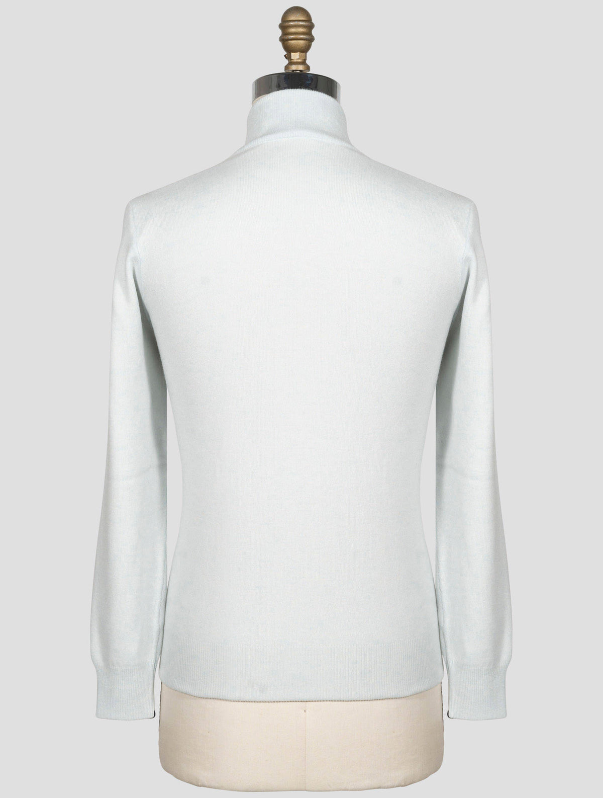 Fioroni Light Blue Cashmere Sweater Half Zip