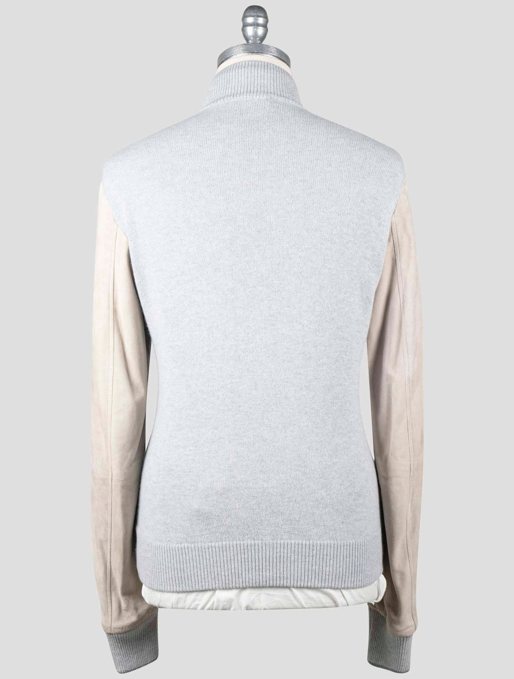 Fioroni Beige Vigin Wool Cashmere Leather Suede Coat