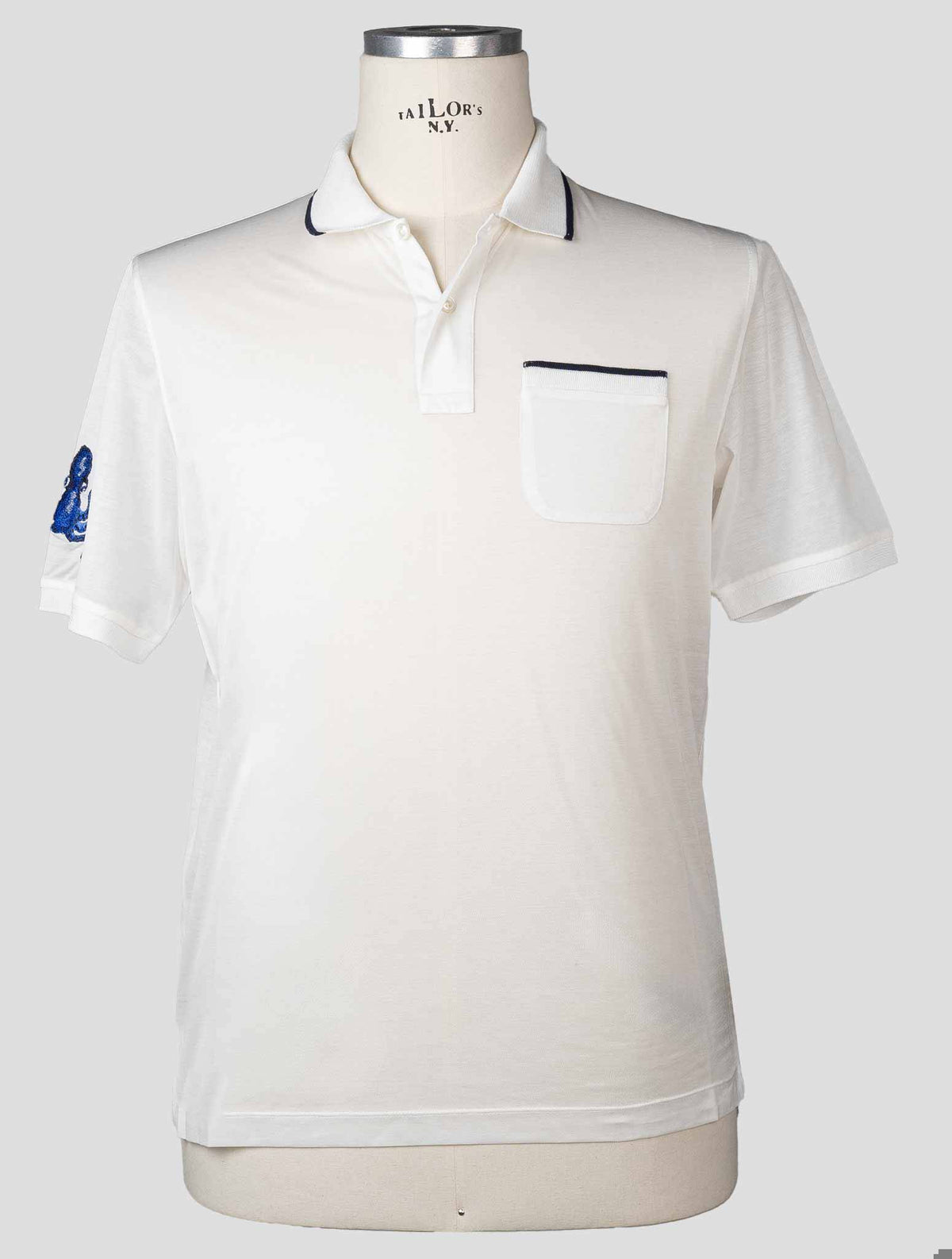 Fioroni White Cotton Polo