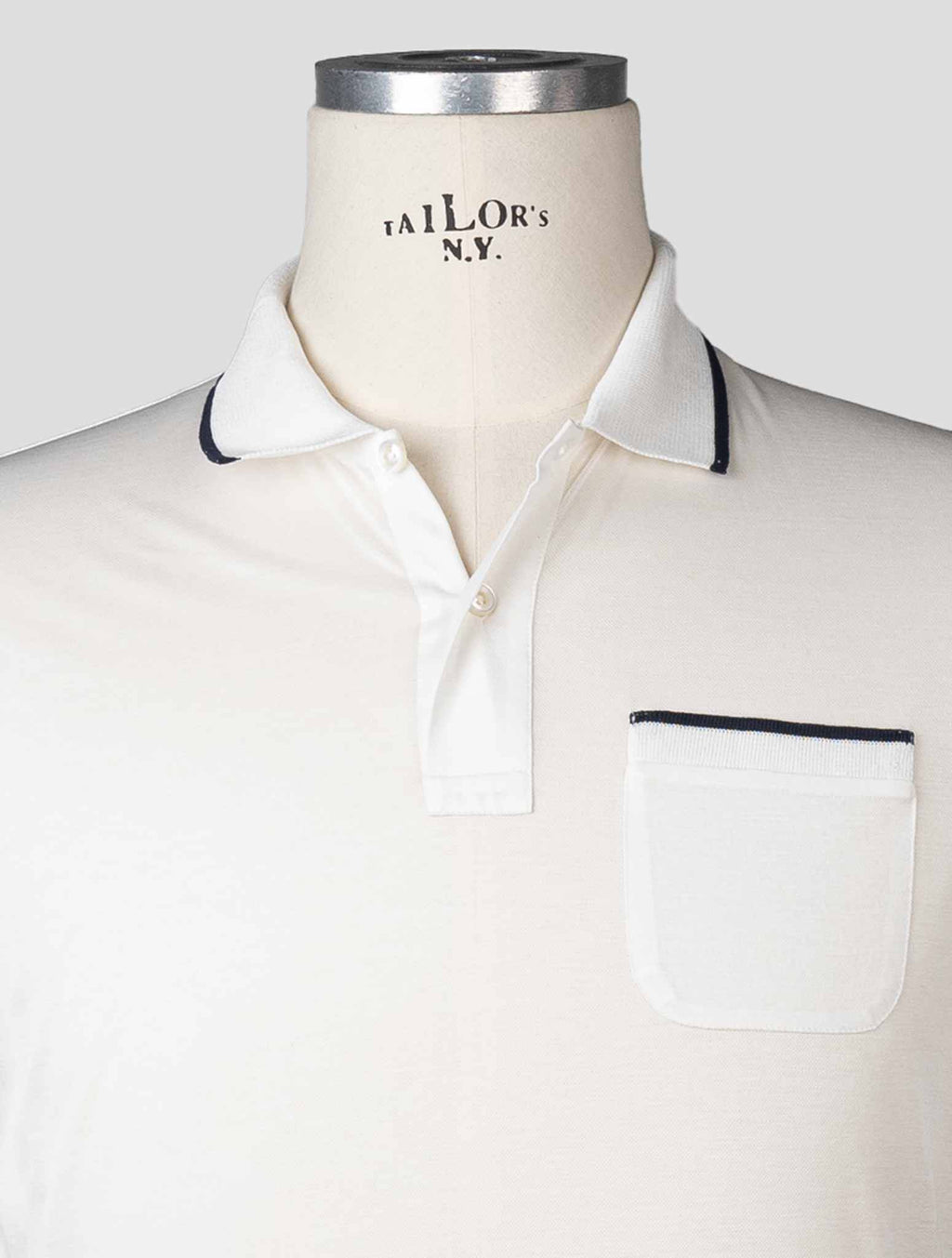 Fioroni White Cotton Polo