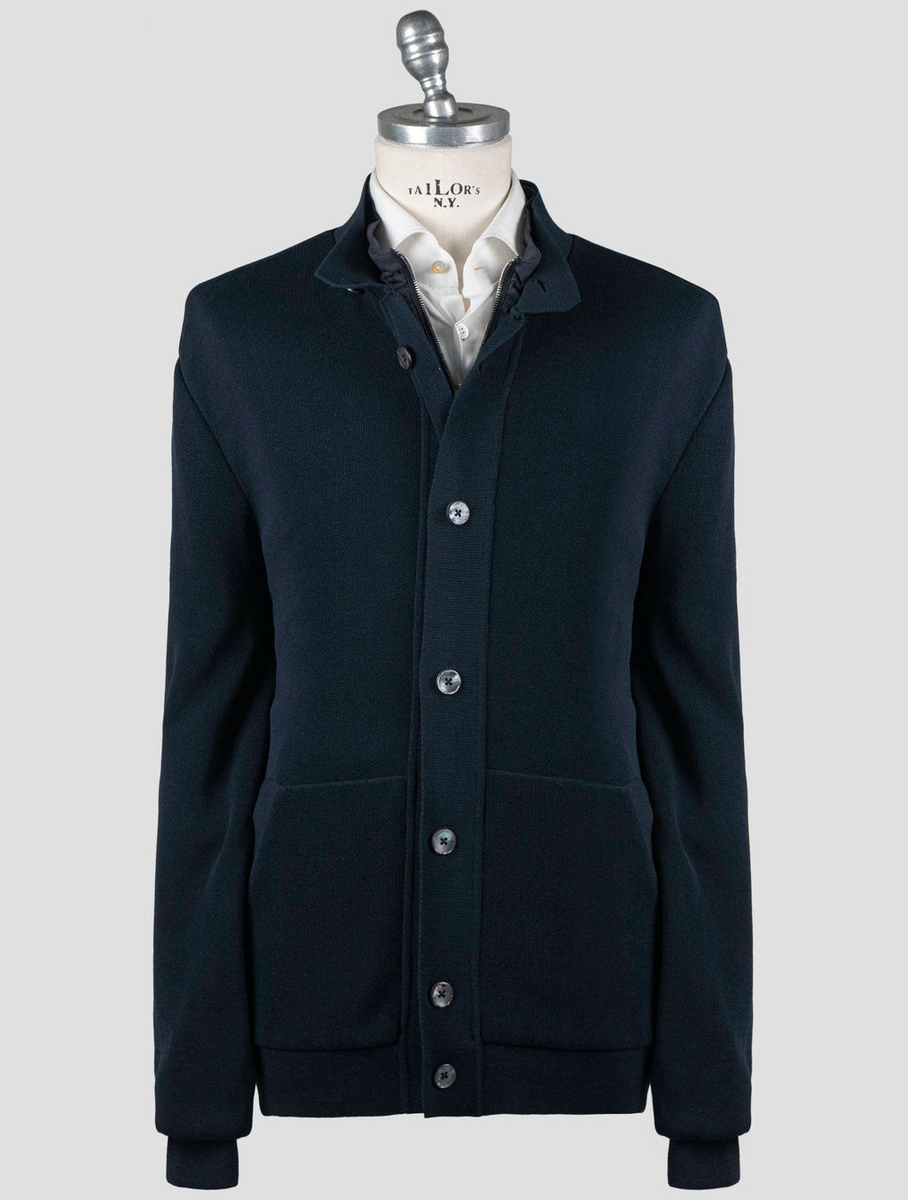 Fioroni Fioroni Blue Cotton Coat Blue 000