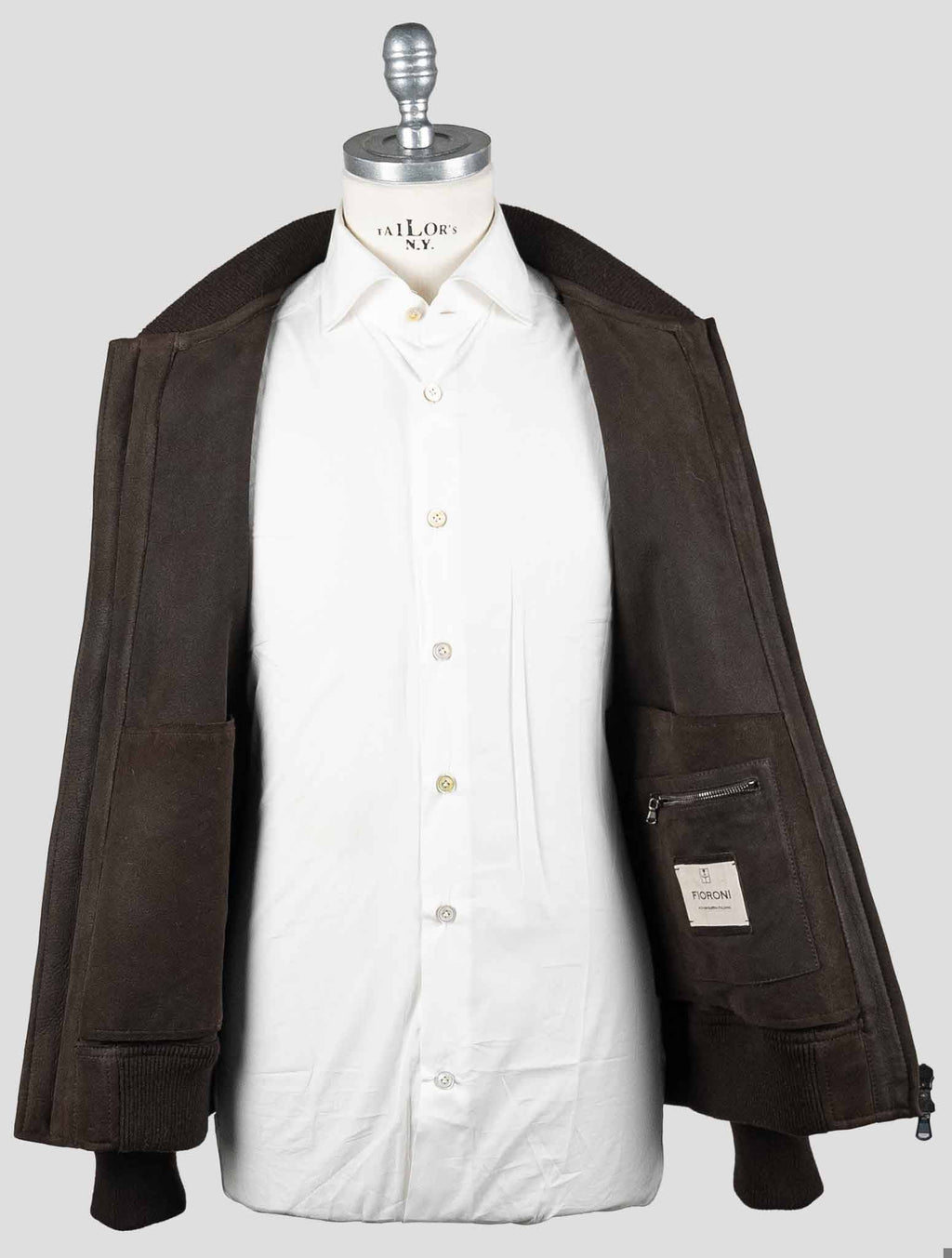 Fioroni Blue Wool Cashmere Blazer