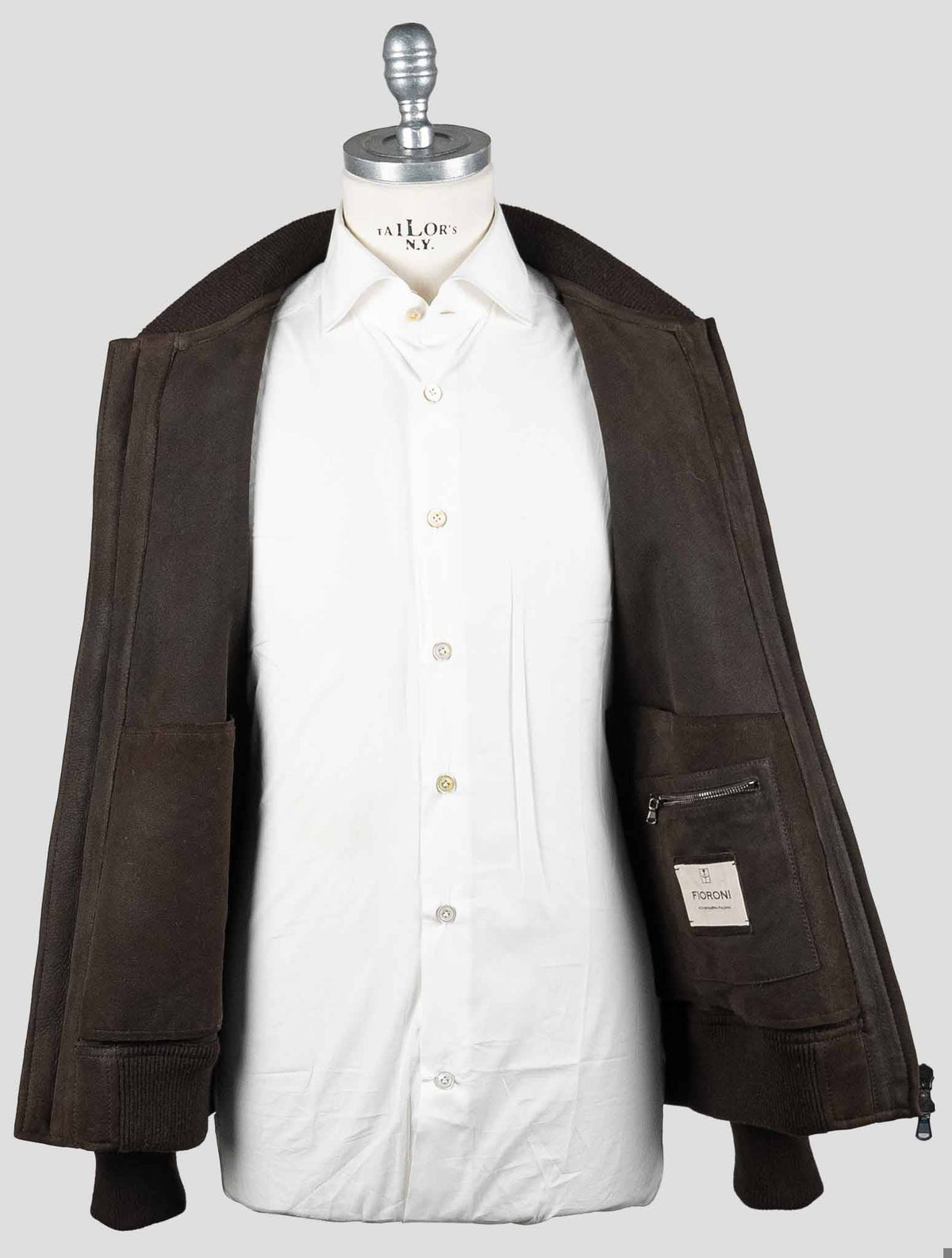 Fioroni Blue Wool Cashmere Blazer