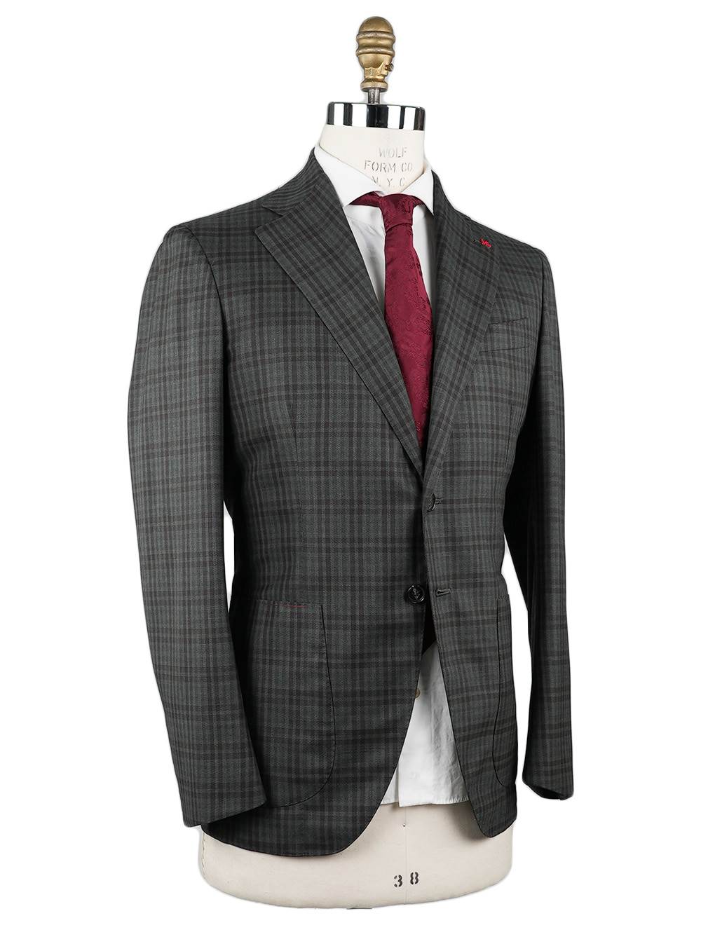 Isaia Isaia Multicolor Wool Suit Multicolor 001