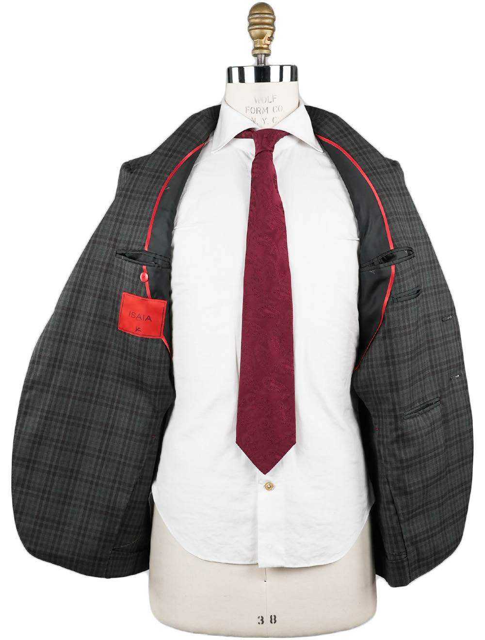 Isaia Multicolor Wool Suit