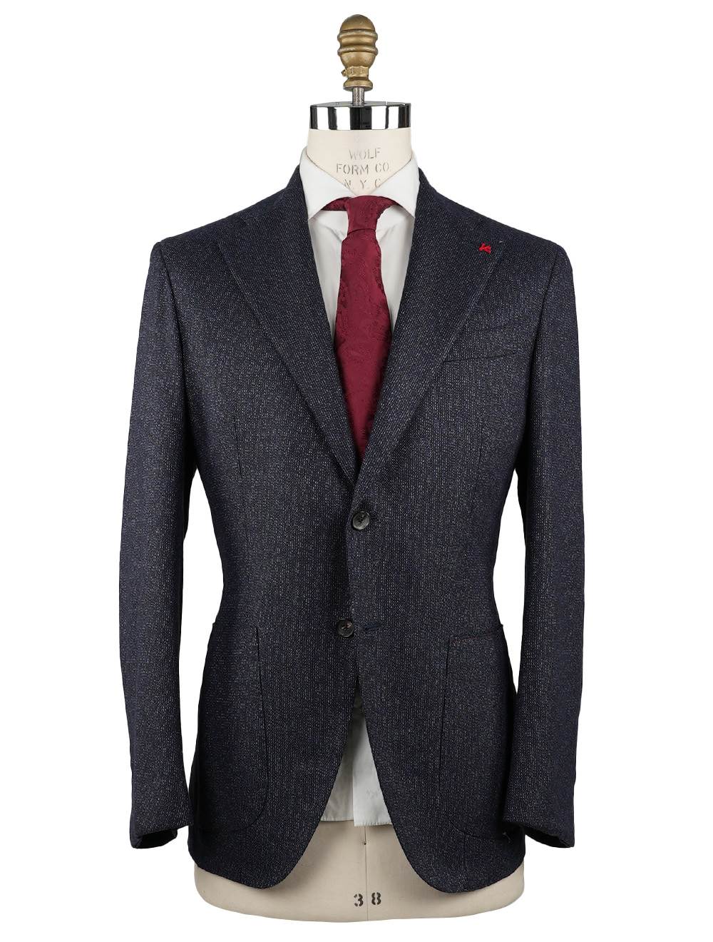 Isaia Isaia Blue Silk Cashmere Blazer Blue 000