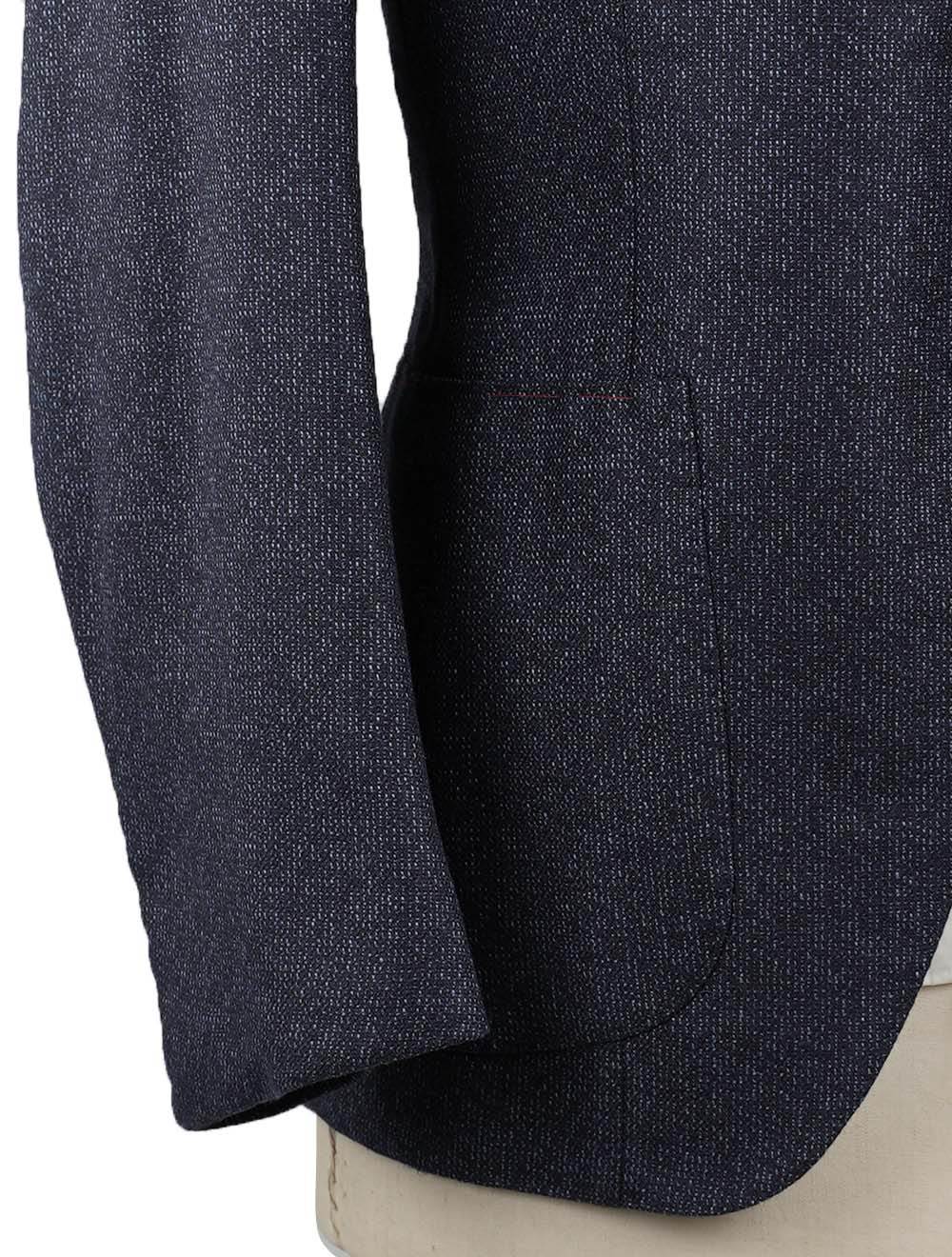 Isaia Blue Silk Cashmere Blazer
