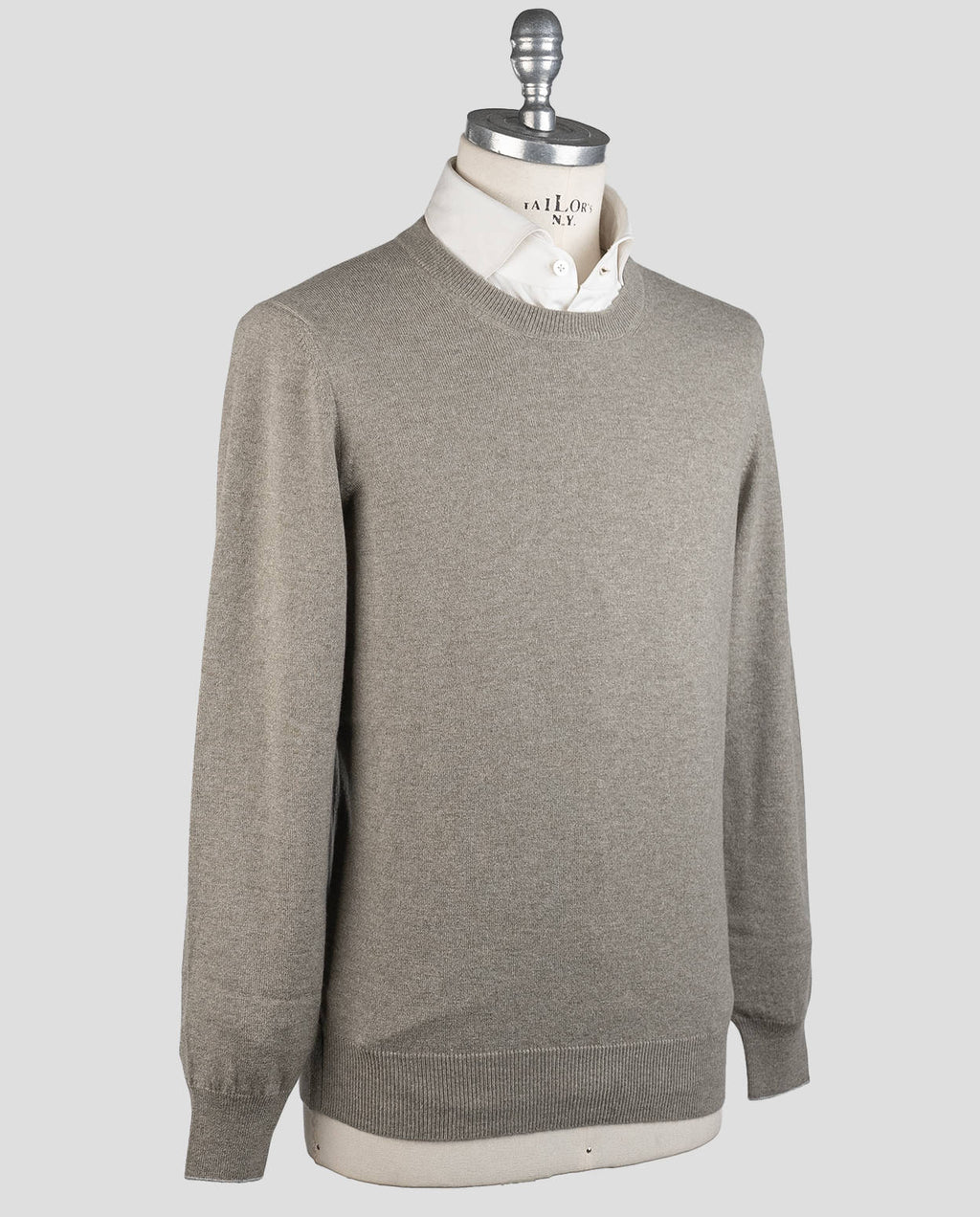 Brunello Cucinelli Brunello Cucinelli Gray Cashmere Sweater Crewneck Gray 001