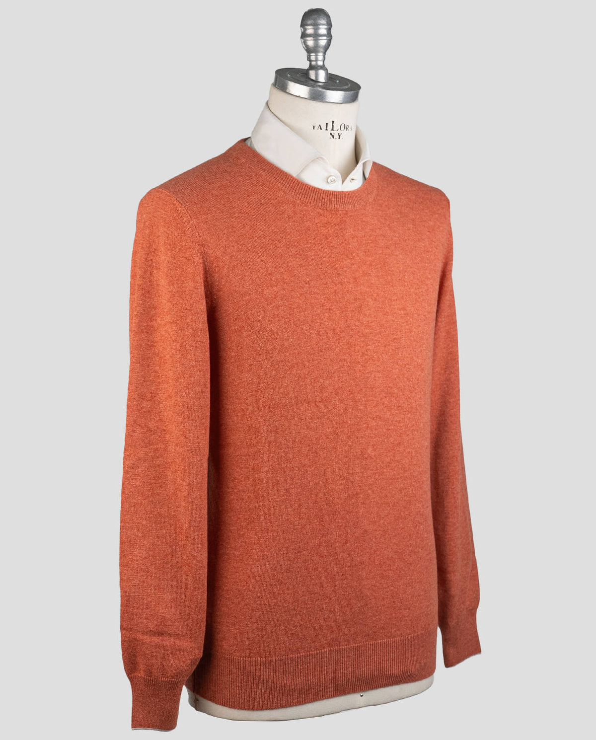Brunello Cucinelli Brunello Cucinelli Orange Cashmere Sweater Crewneck Orange 001