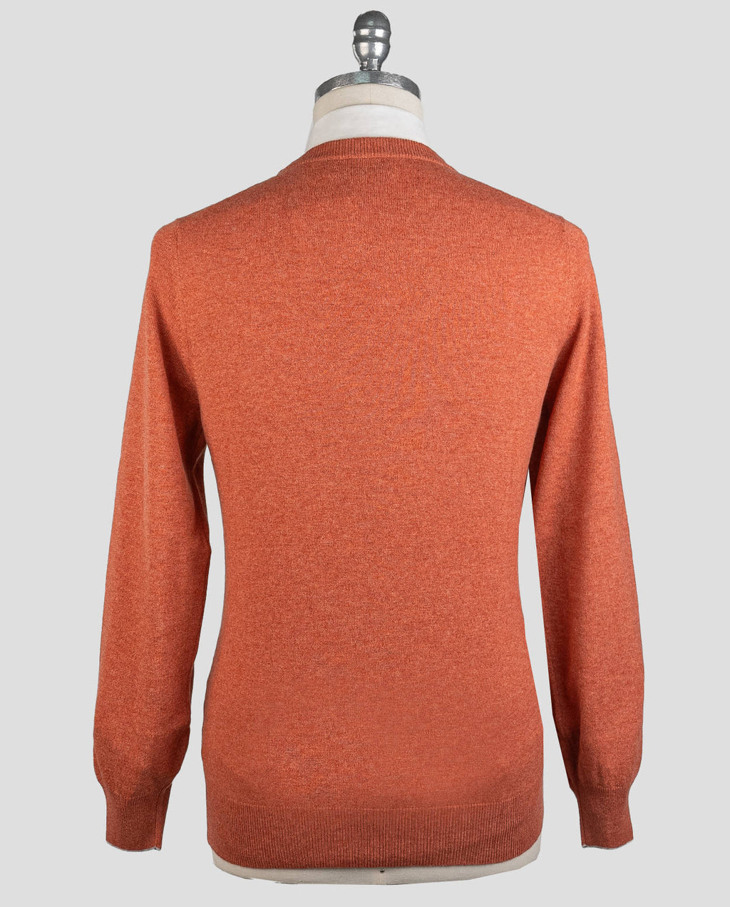 Brunello Cucinelli Orange Cashmere Sweater Crewneck