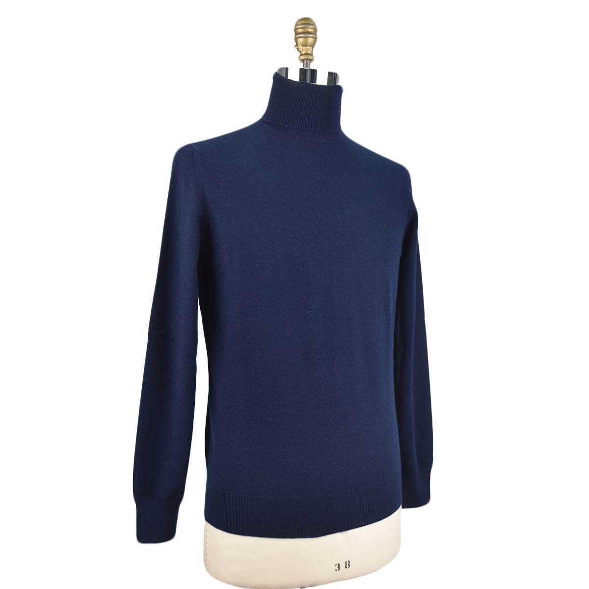 Brunello Cucinelli Brunello Cucinelli Blue Cashmere Sweater Turtleneck Blue 001