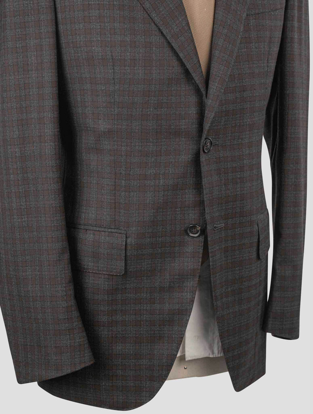 Isaia Multicolor Wool Cashmere Blazer