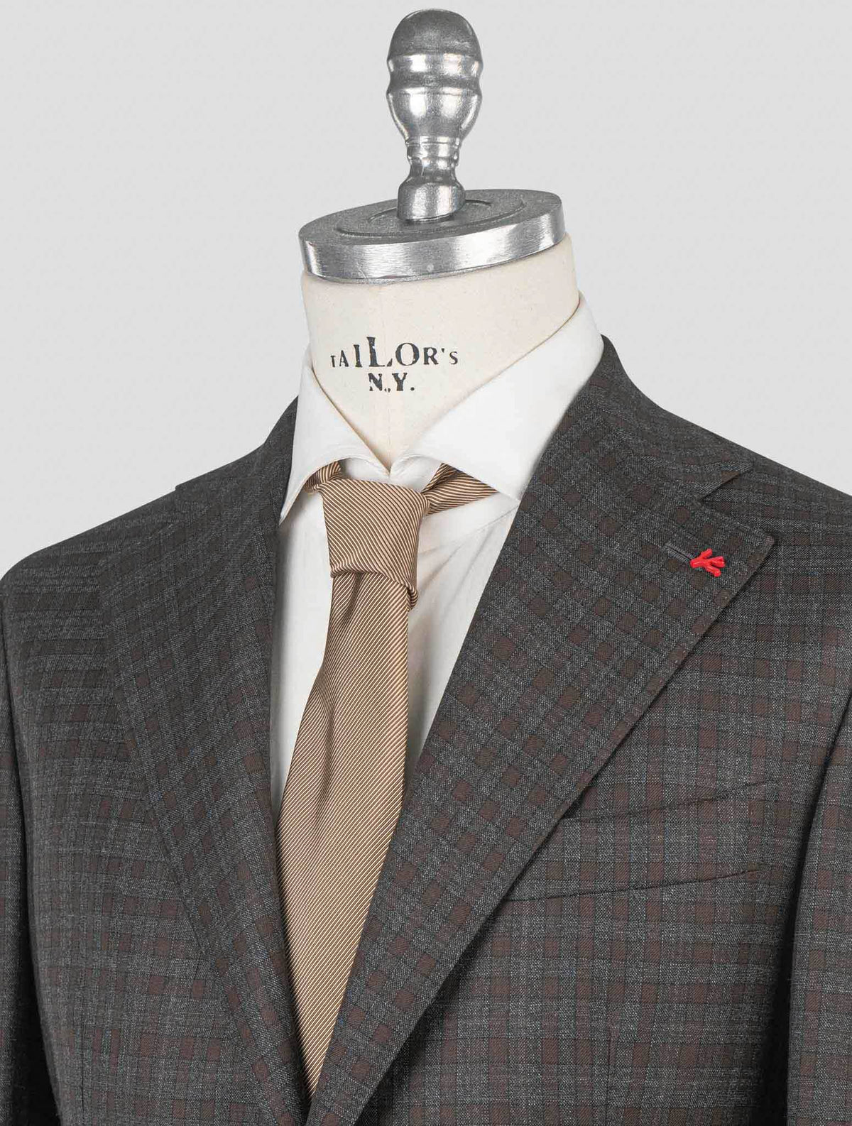 Isaia Multicolor Wool Cashmere Blazer