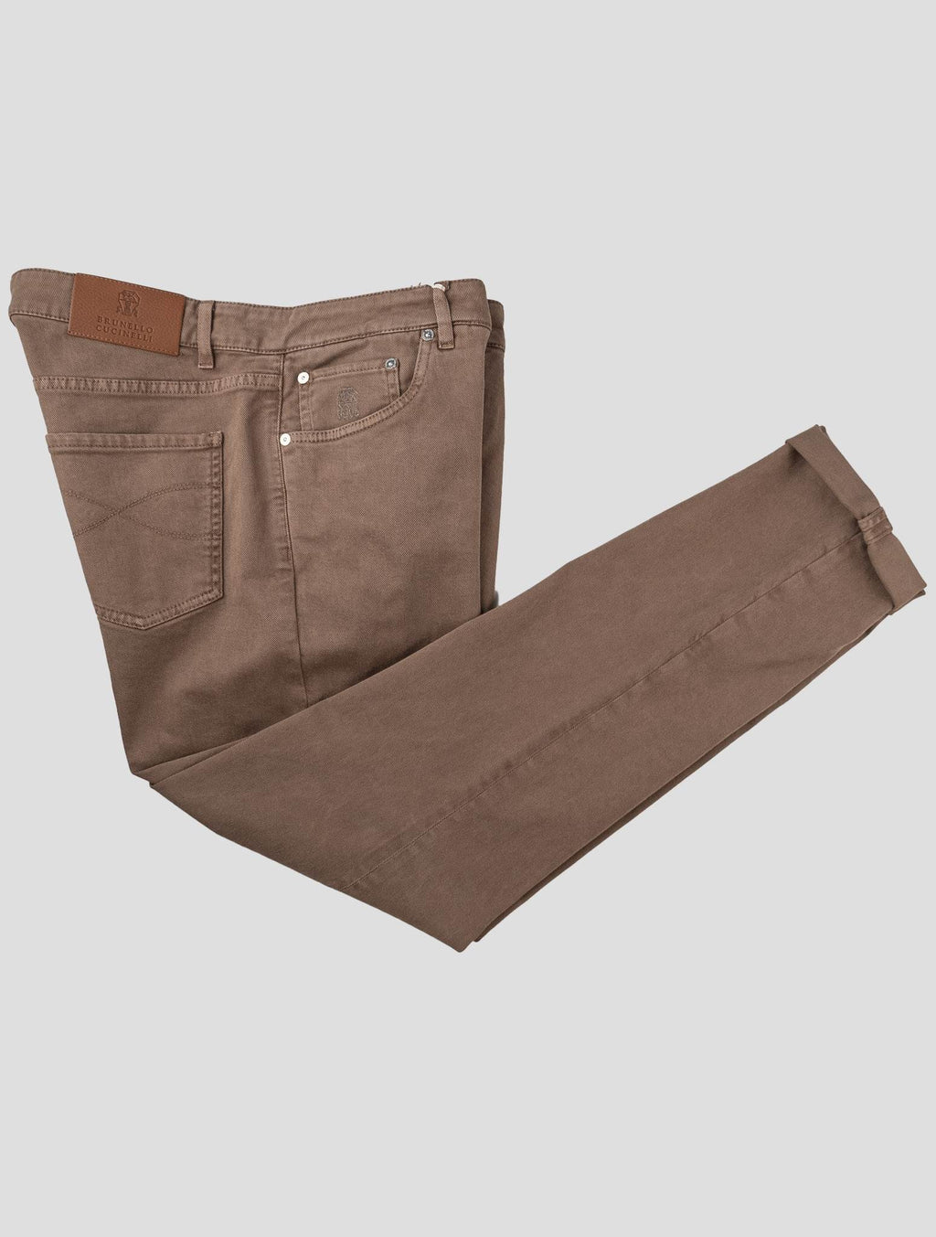 Brunello Cucinelli Brunello Cucinelli Brown Cotton Ea Jeans Brown 000