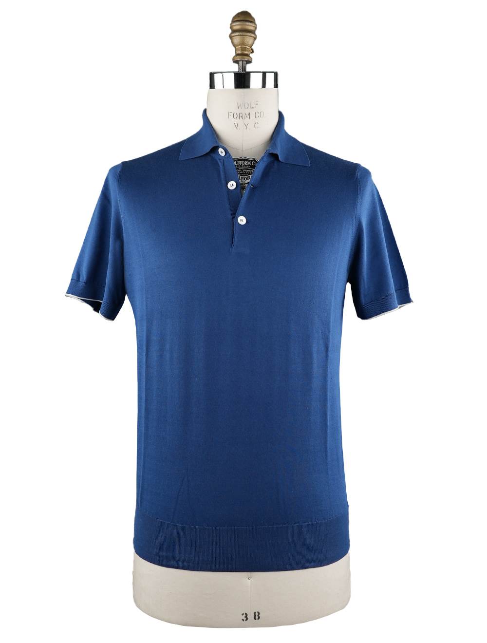 Brunello Cucinelli Brunello Cucinelli Cotton Polo Blue 000