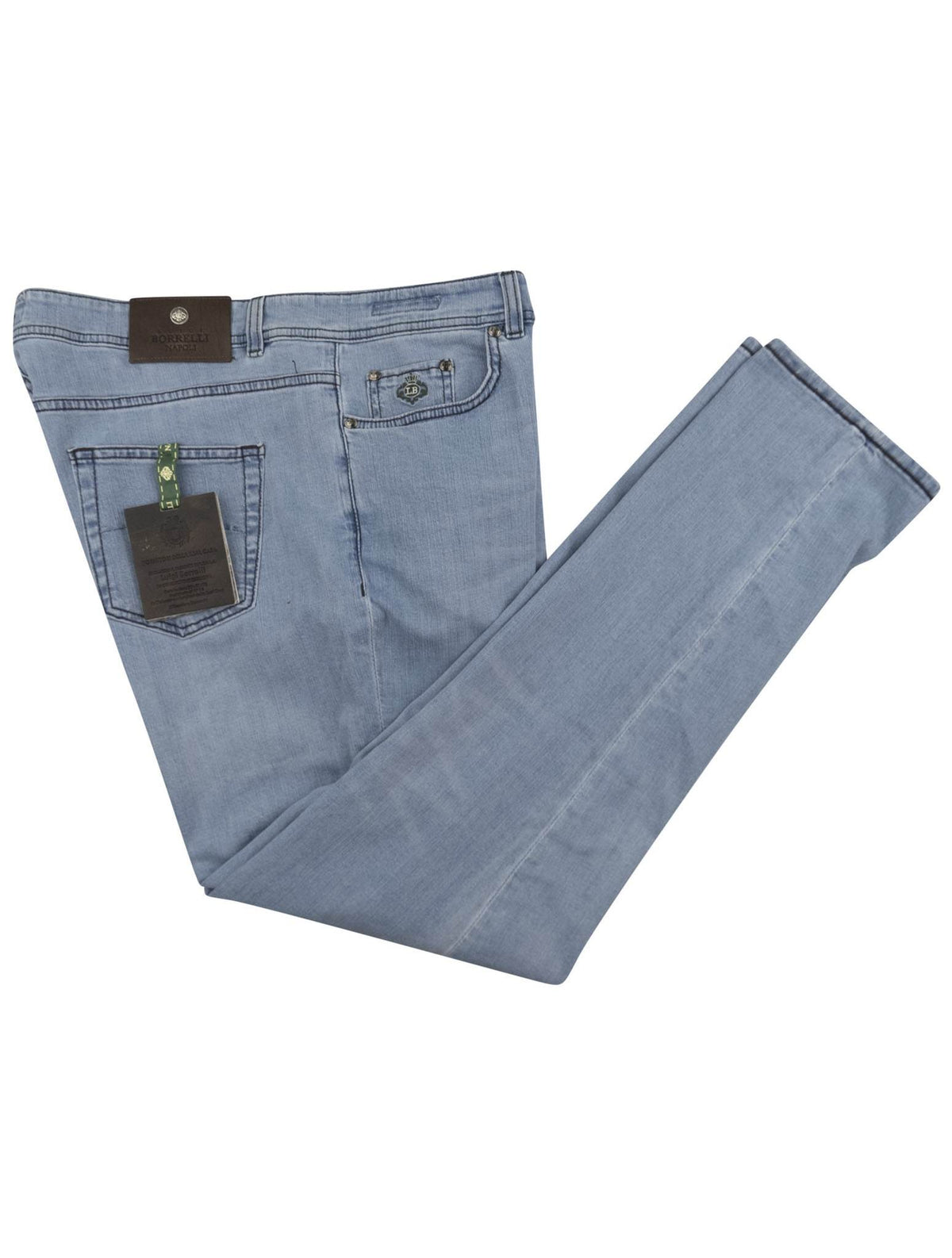 Luigi Borrelli Luigi Borrelli Blue Cotton Ea Jeans Blue 000