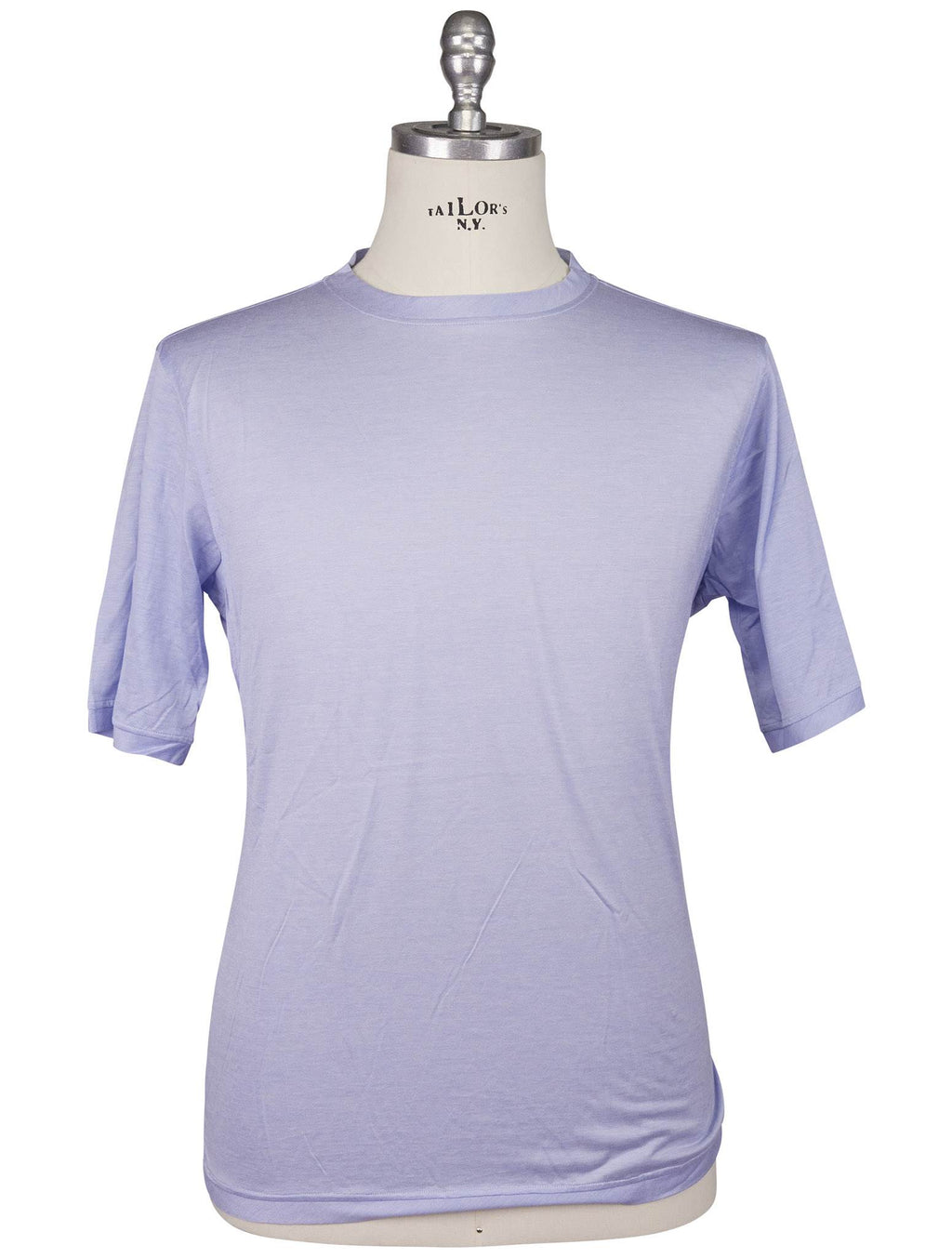 Kiton Light Blue Cotton T-Shirt