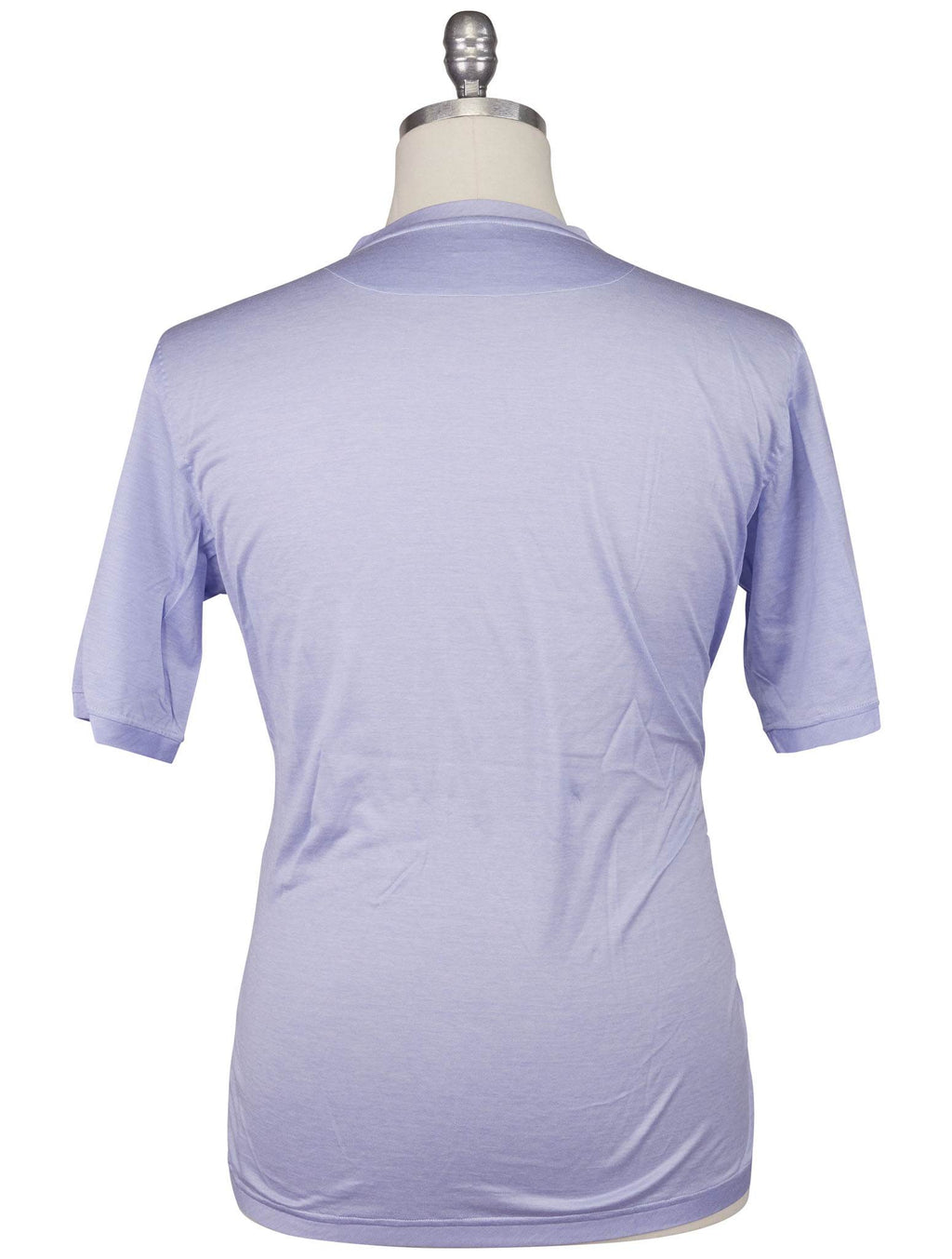 Kiton Light Blue Cotton T-Shirt