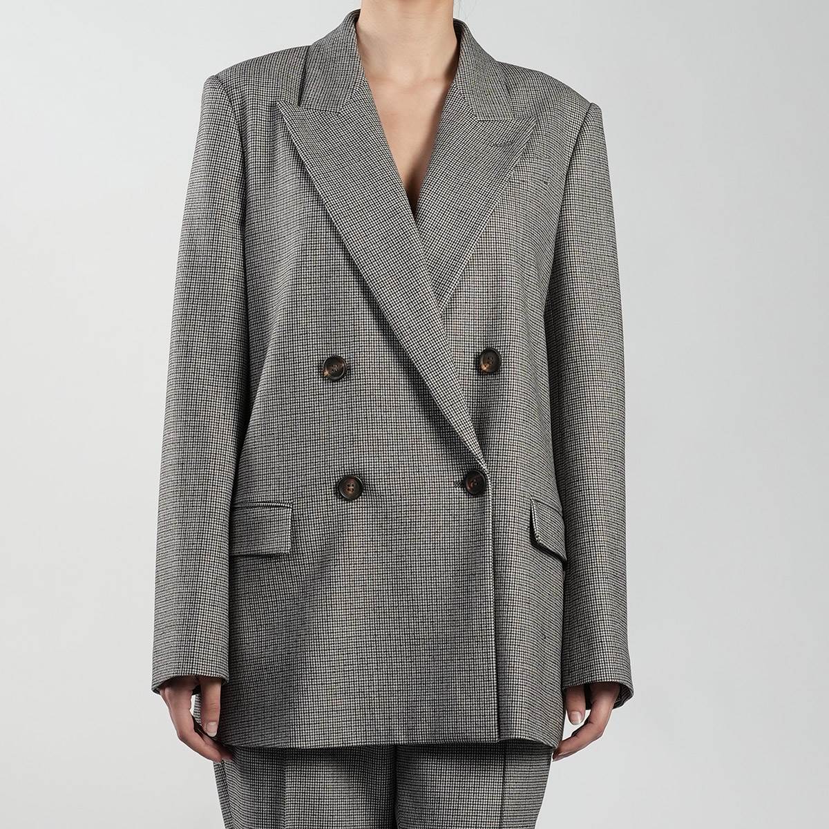 Brunello Cucinelli Brunello Cucinelli Multicolor Wool Pa Ea Blazer Multicolor 001
